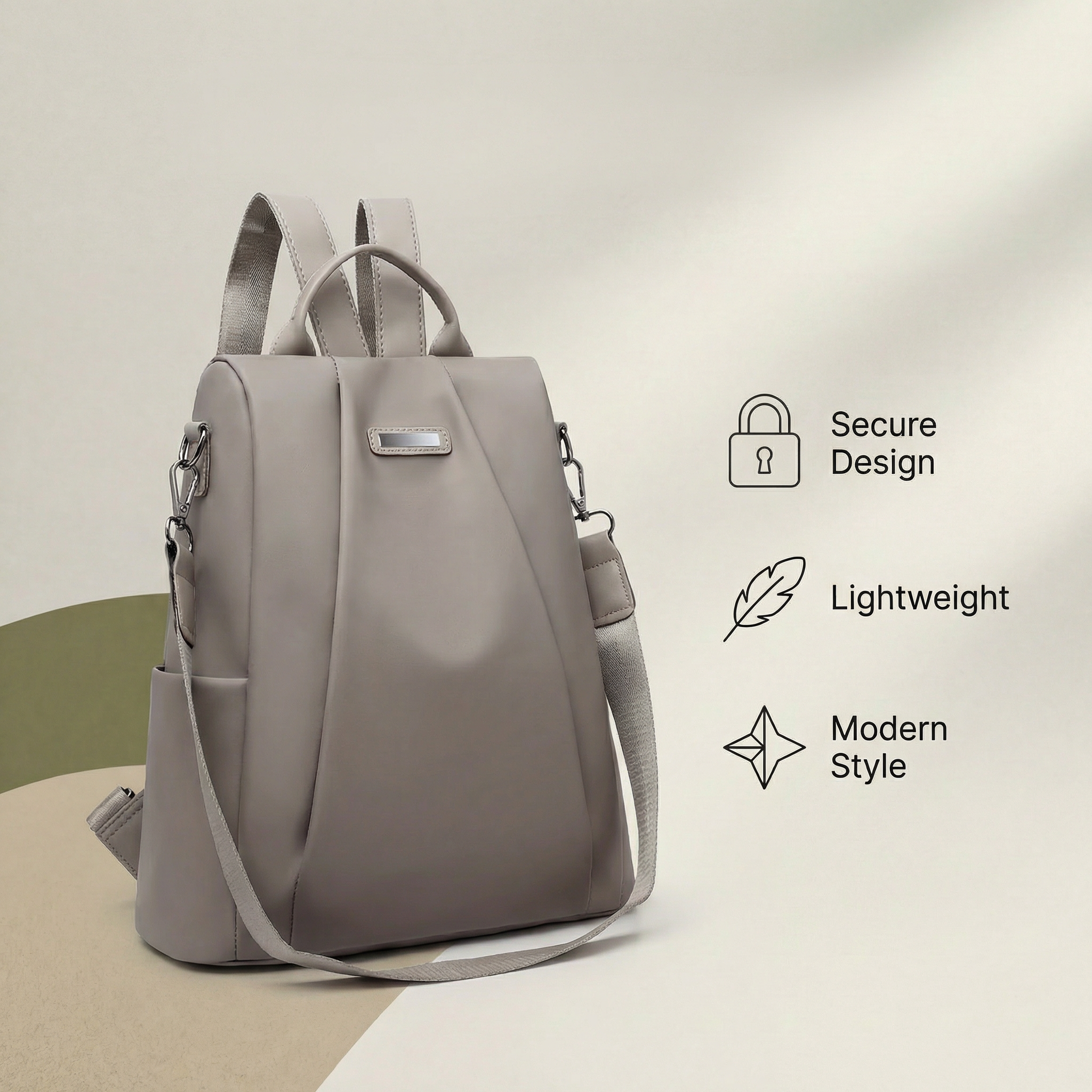 Adventrove™ Luna Pack – Secure. Sleek. Travel Ready.