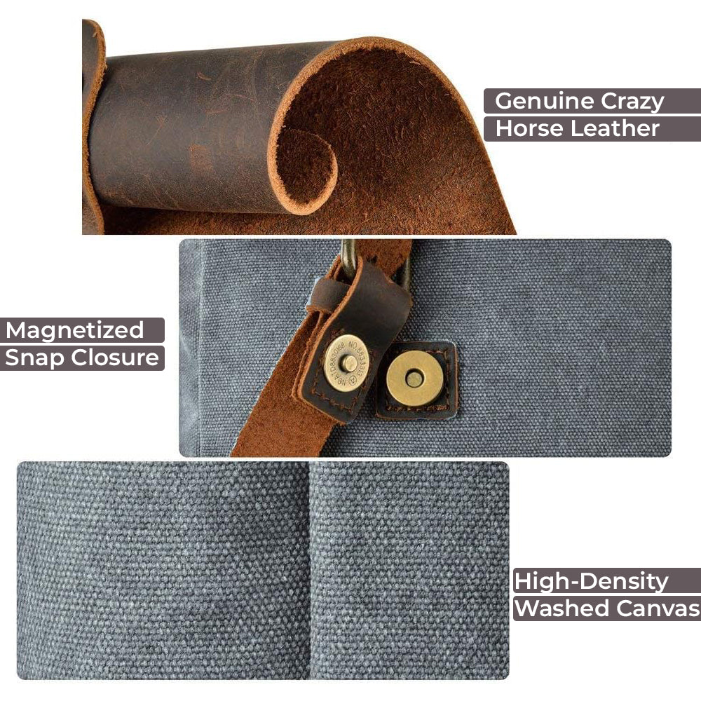 Adventrove™ Nomad Canvas Pack – Rugged everyday backpack for modern explorers.