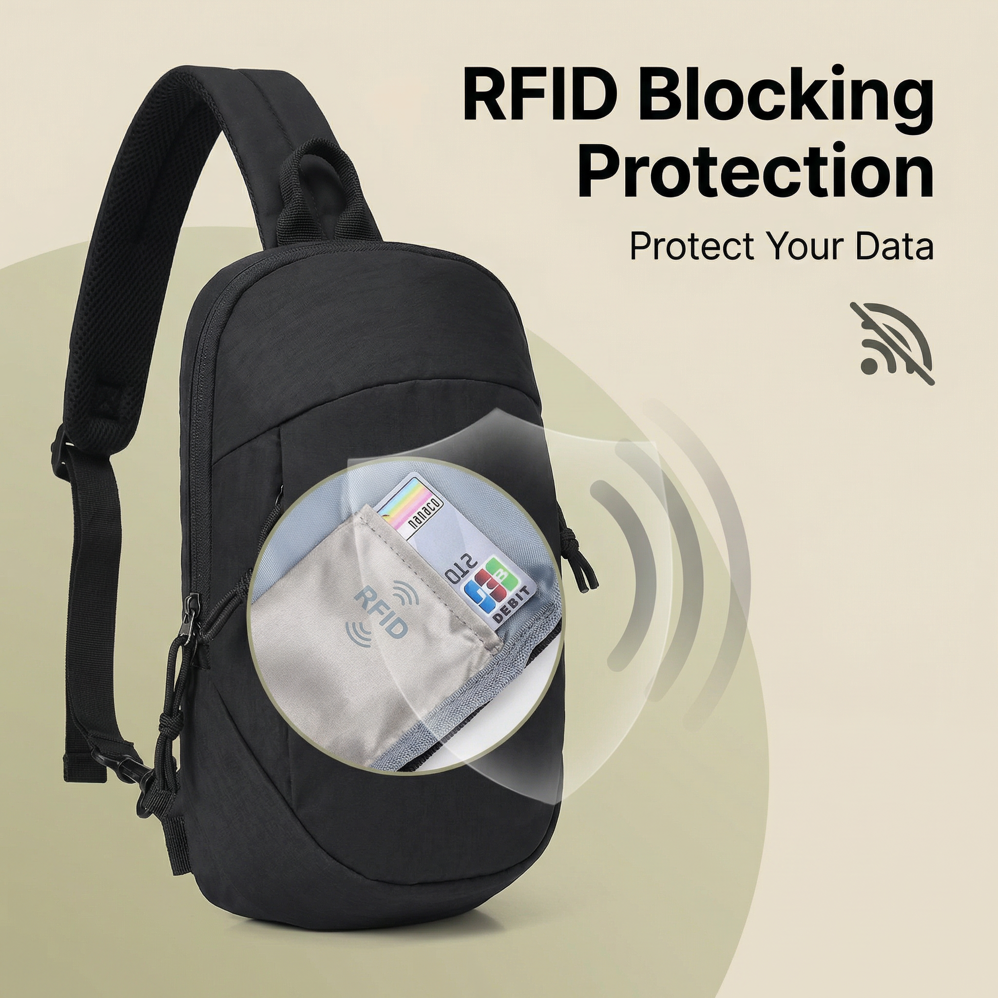 Adventrove™  Secure Sling – Carry Less. Travel More. Stay Secure.