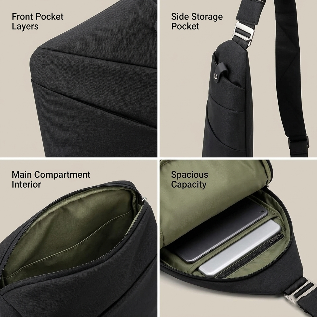 Adventrove™ Urban Guard Sling - Secure Carry For Everyday Travel