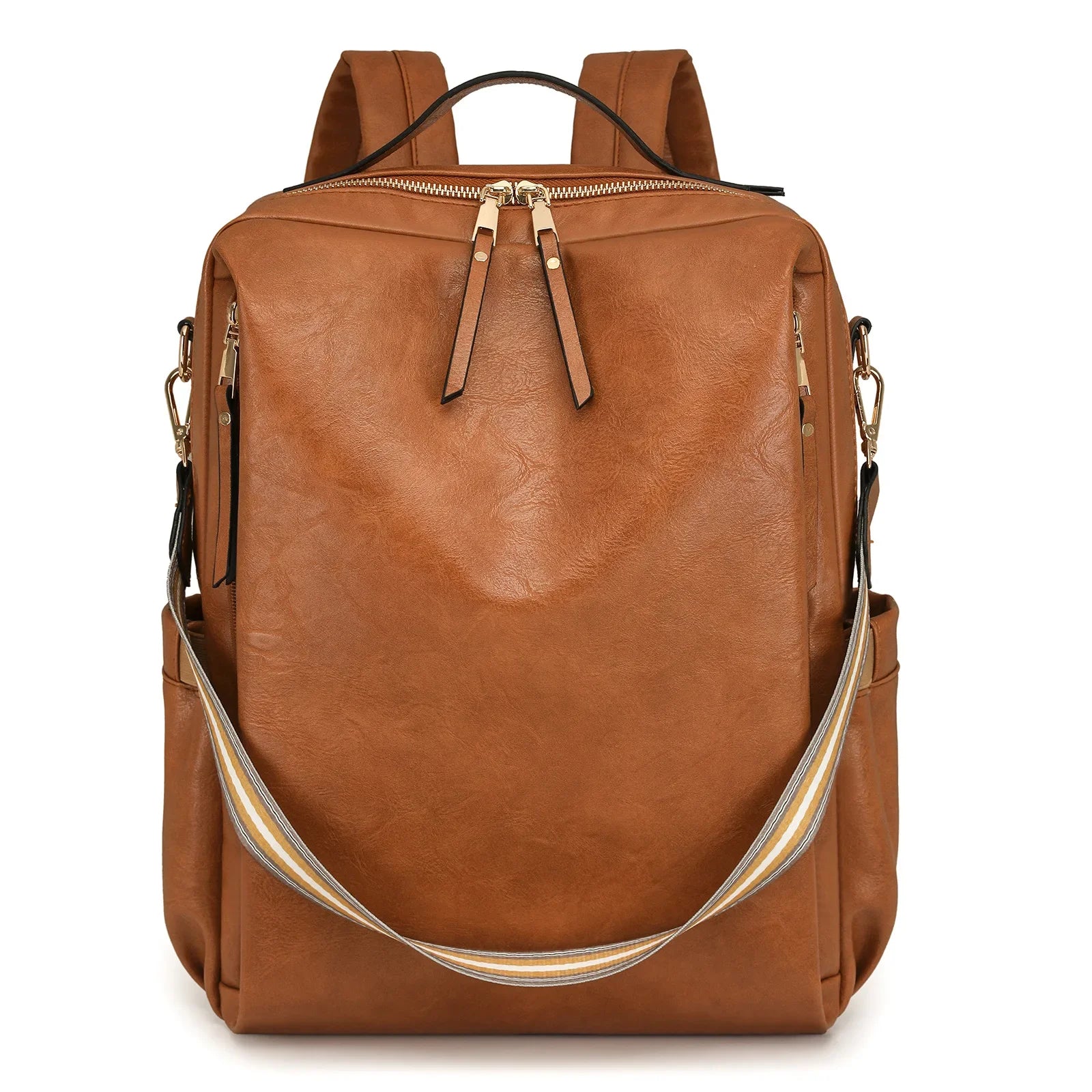 Women's Genuine Leather Retro Backpack