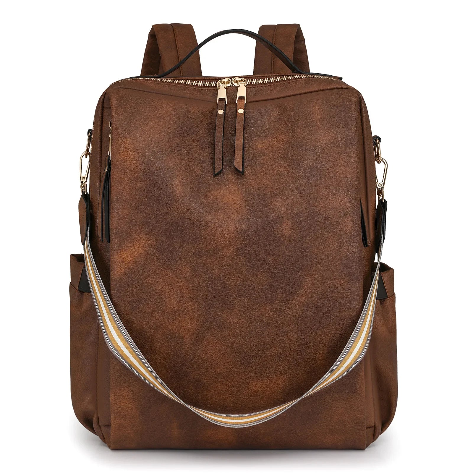 Women's Genuine Leather Retro Backpack