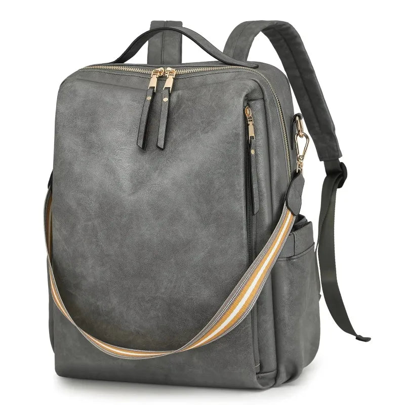 Women's Genuine Leather Retro Backpack