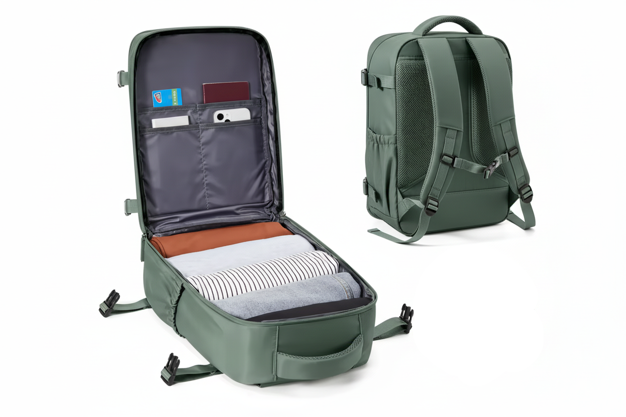 Adventrove™ CabinPro Pack – Airline ready travel backpack