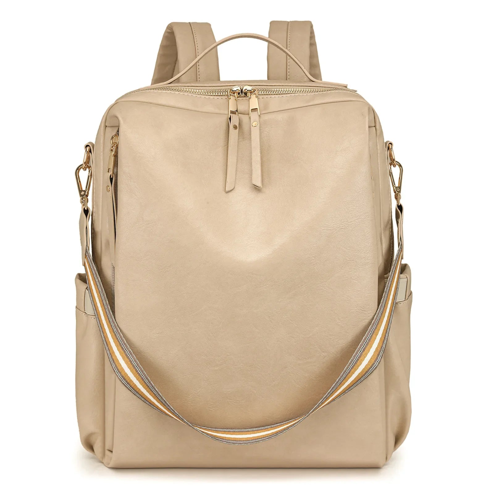 Women's Genuine Leather Retro Backpack