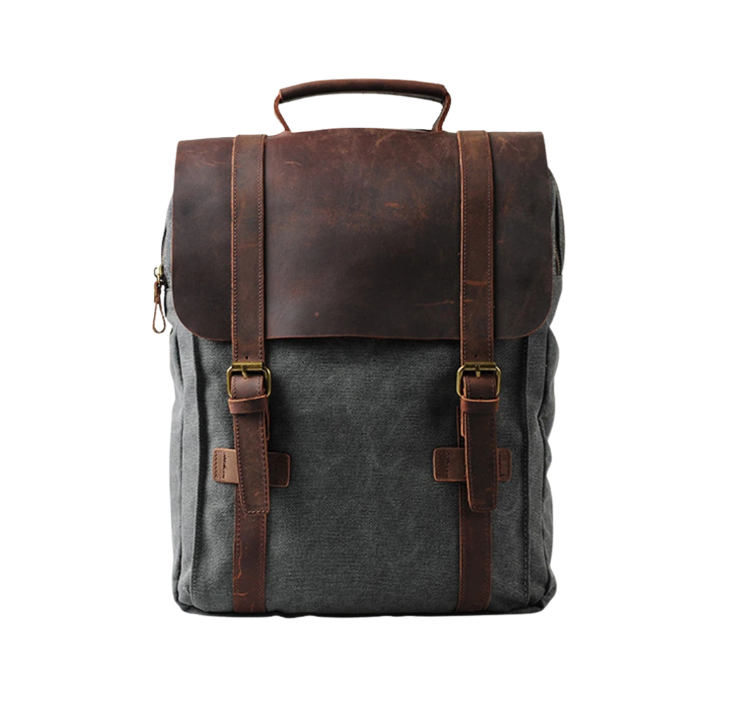 Adventrove™ Nomad Canvas Pack – Rugged everyday backpack for modern explorers.