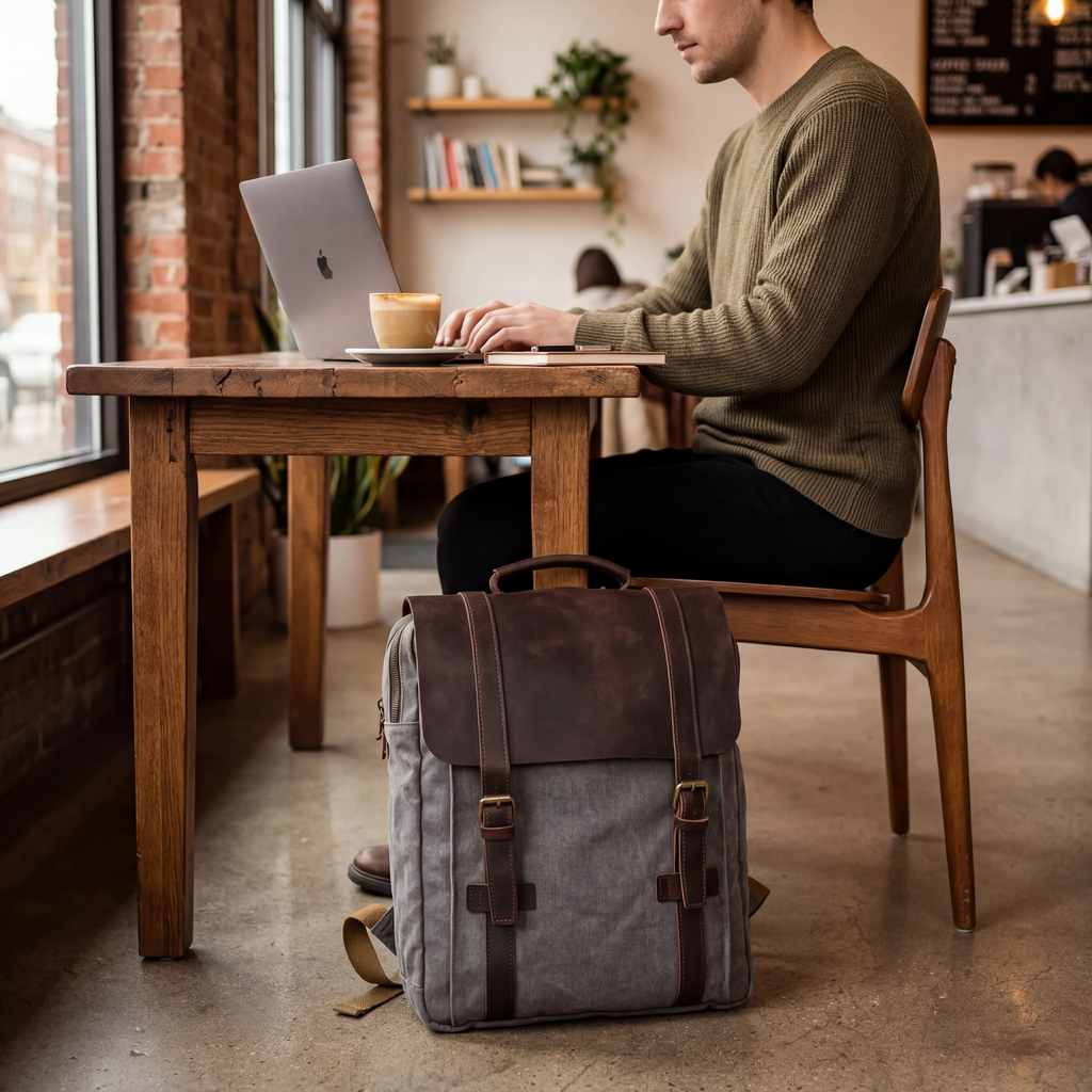 Adventrove™ Nomad Canvas Pack – Built For Modern Explorers