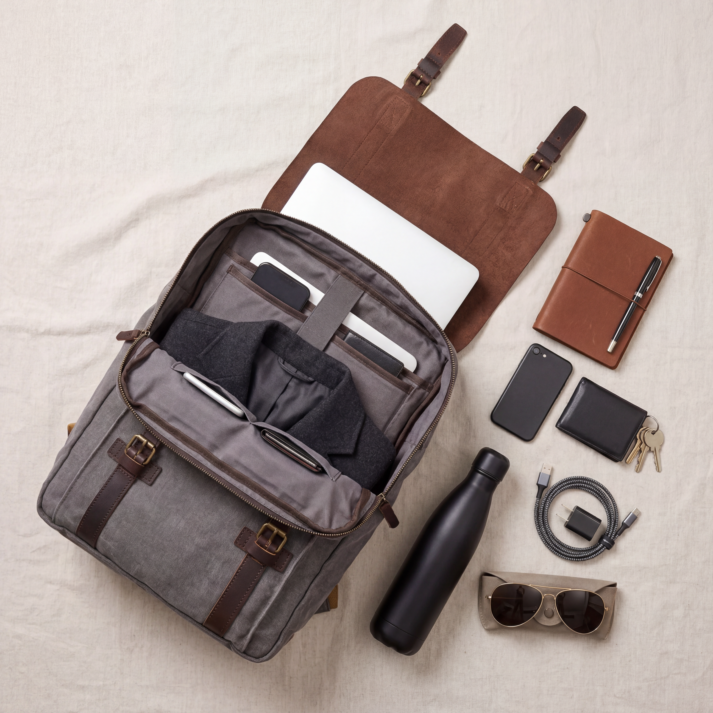 Adventrove™ Nomad Canvas Pack – Built For Modern Explorers